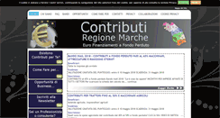 Desktop Screenshot of contributimarche.it